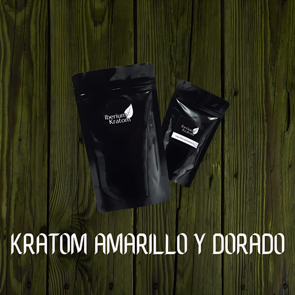 Kratom amarillo y dorado